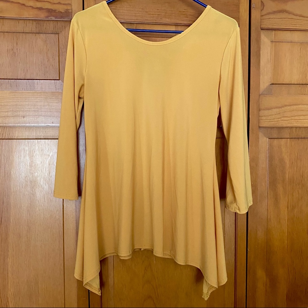 Dress Blouse in Mustard